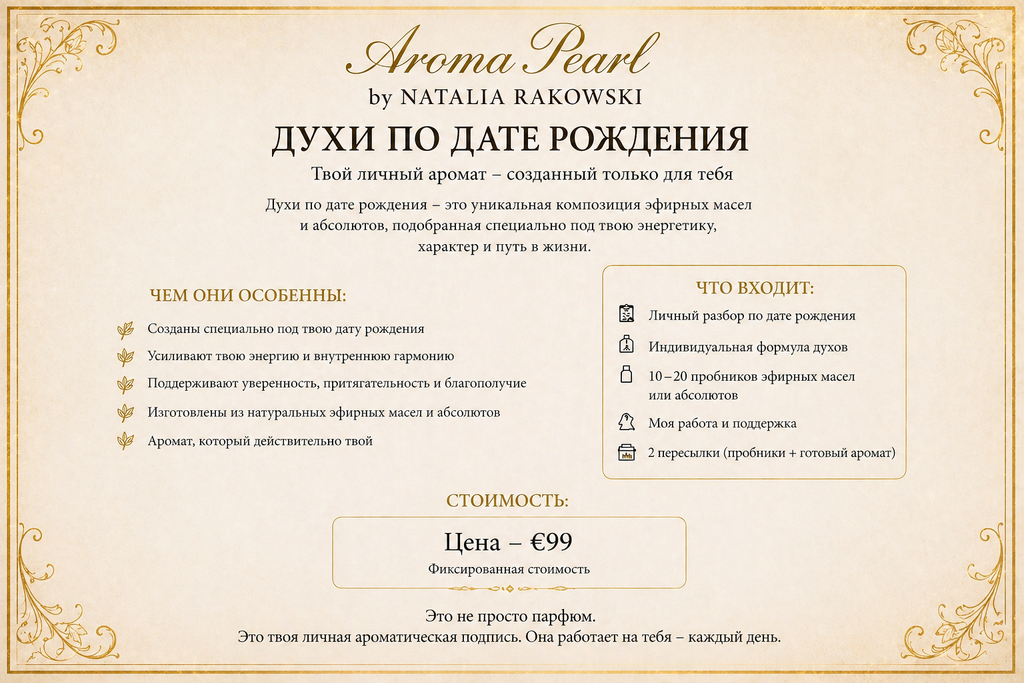 Perfume by Birth Date / Духи по Дате Рождения.