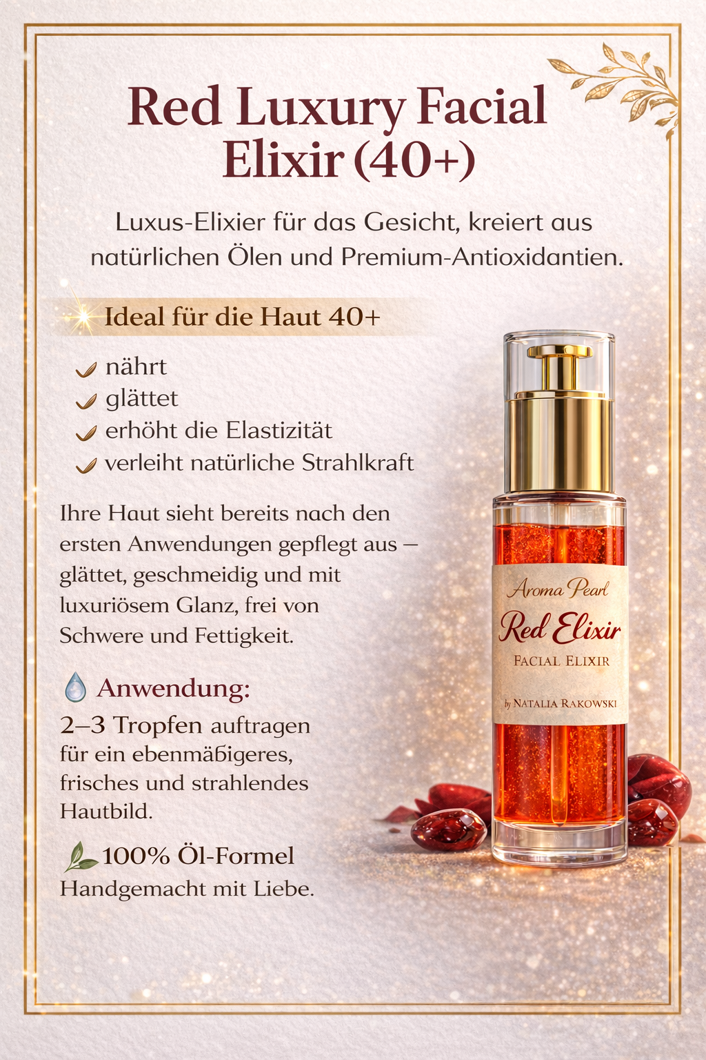 Red Luxury Facial Elixir 40+