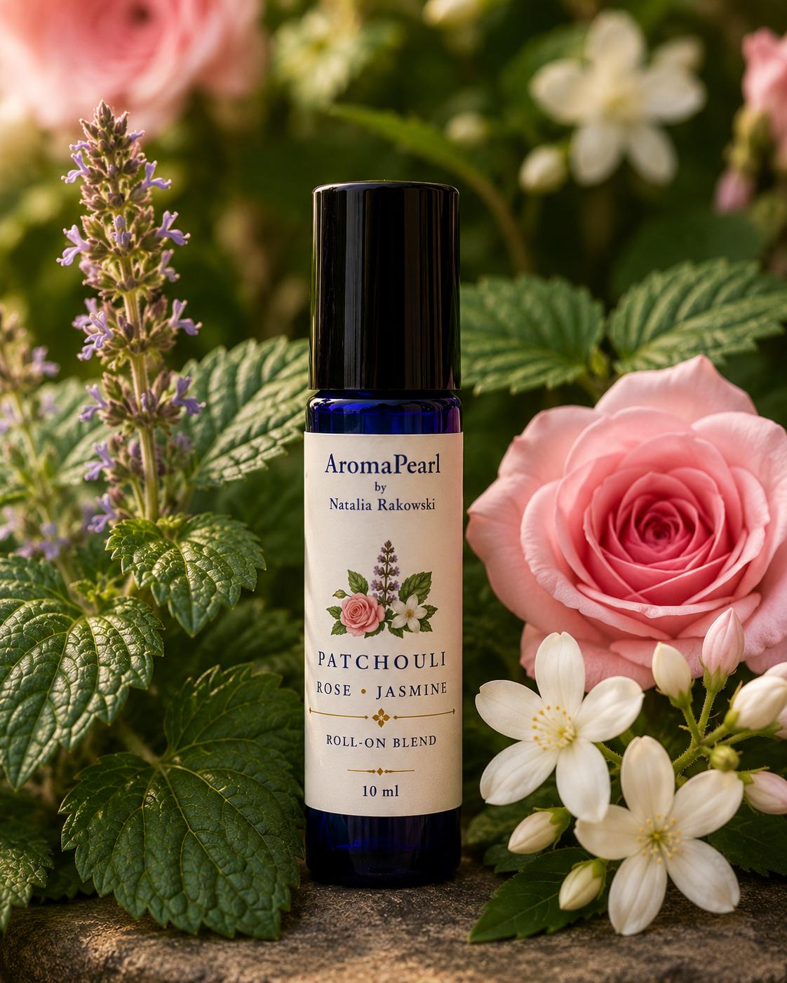 Pathouli, Rosa, Jasmine Roll-On Blend